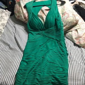 Green Arden B mini dress